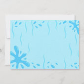 Bash-Foto für die Geburtstagsparty Einladung (Rückseite)