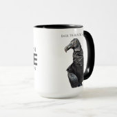 Bash the Black Vulture Mug Tasse (VorderseiteRechts)