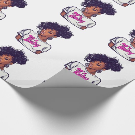 Bash Wrapping Paper der 90er Jahre Geschenkpapier (Ecke)