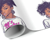 Bash Wrapping Paper der 90er Jahre Geschenkpapier (Rolleneckpunkt)