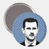 Bashar al Assad - Internationaler Führer -.png Magnet (Vorderseite/Rückseite)