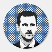 Bashar al Assad - Internationaler Führer -.png Magnet (Vorne)