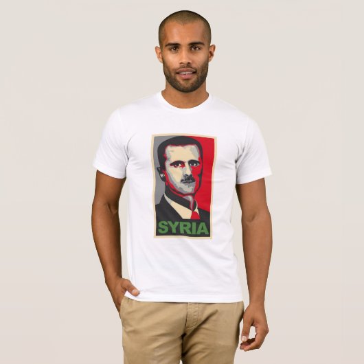 Bashar Al-Assad Syrien T - Shirt (Vorne ganz)