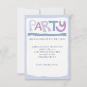 BASHERT Jüdische Einladungs-Empfang-Karte Einladung (Vorderseite)