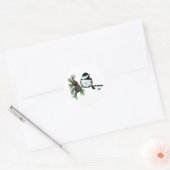 Bashful Chickadee, Aufkleber (Umschlag)