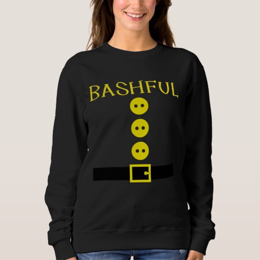 Bashful Dwarf Costume Color Family Matching Group Sweatshirt (Vorderseite)