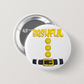 Bashful Halloween-ZwergKostümfarbenanpassung Button (Vorne & Hinten)