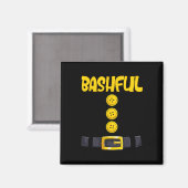 Bashful Halloween-ZwergKostümfarbenanpassung Magnet (Vorderseite/Rückseite)