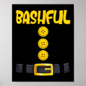 Bashful Halloween-ZwergKostümfarbenanpassung Poster (Vorne)