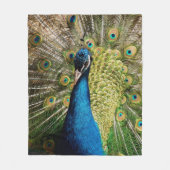 Bashful Peacock Fleecedecke (Vorderseite)