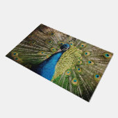 Bashful Peacock Fußmatte (Schrägansicht)