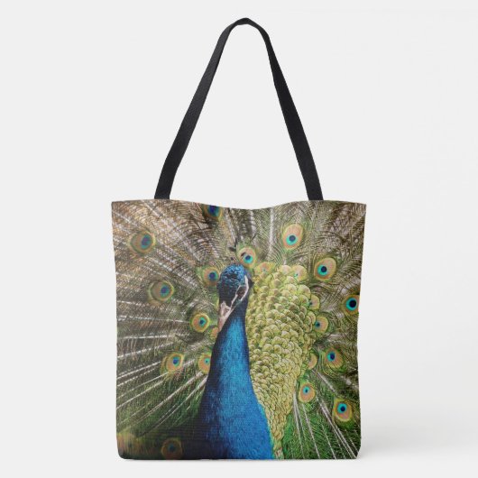 Bashful Peacock Tasche (Rückseite)