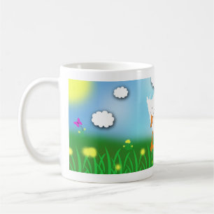 Bashful Pekin Enten-wunderliche Cartoon-Tasse Kaffeetasse