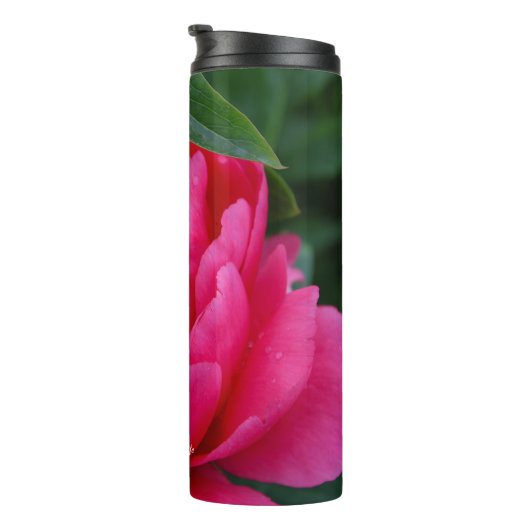 Bashful Pink Peony Thermosbecher (Nach rechts gedreht)