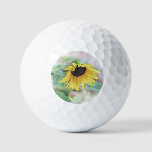 'Bashful Sunflower' Golfball (Vorderseite)