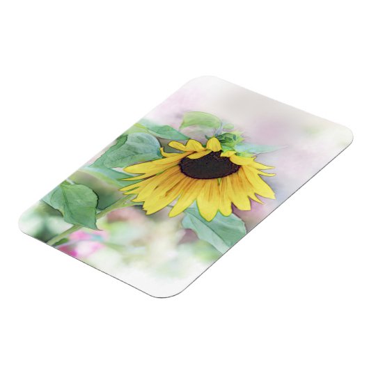 'Bashful Sunflower' Magnet (Linke Seite)