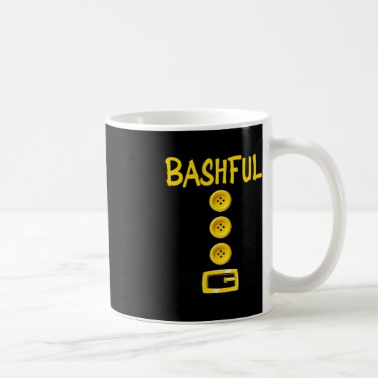 Bashful Zwerf Halloween Kostümfarbe Matching Bas Kaffeetasse (Rechts)