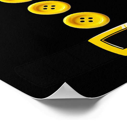 Bashful Zwerf Halloween Kostümfarbe Matching Bas Poster (Ecke)