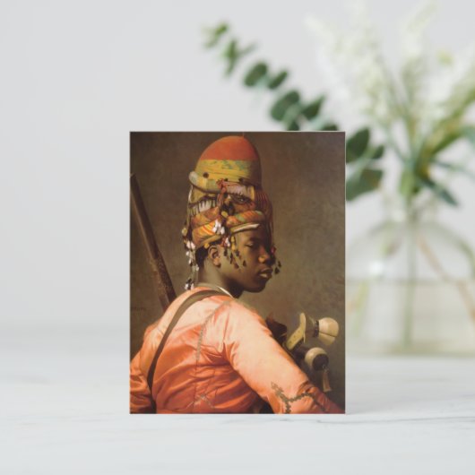 Bashi-Bazouk Military Man von Jean-Leon Gerome Postkarte (Stehend Vorderseite)