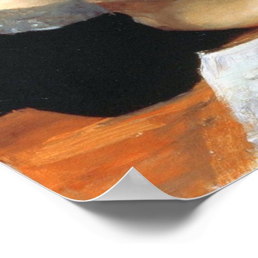 Bashkirtseff - In einem Buch Poster (Ecke)