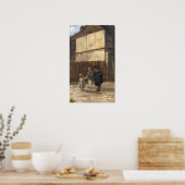 Bashkirtseff - Jungen in einem Garten Poster (Küche)