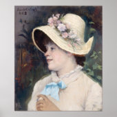 Bashkirtseff - Pariser Portrait von Irma 1882 Poster (Vorne)