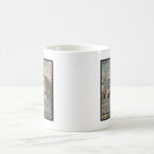 Basho & Berühmter Ausspruch Kaffeetasse (Mittel)