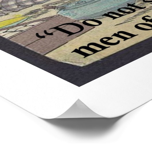 Basho & Famous Quote Poster (Ecke)