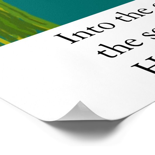 Basho-Frosch-Haiku Poster (Ecke)