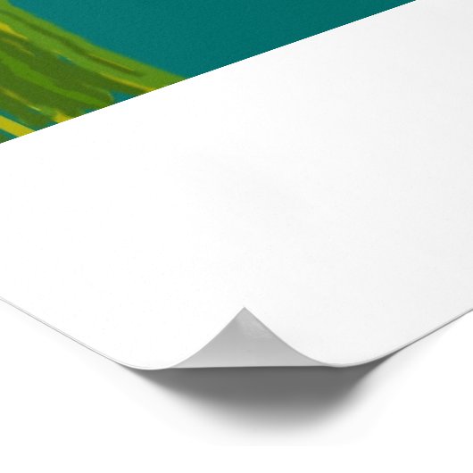 Basho-Frosch-Haiku Poster (Ecke)