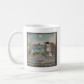 Basho und berühmtes Zitat Kaffeetasse (Links)