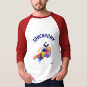 Basic 3/4 Sleeve Raglan T-Shirt : Touchdown (Vorderseite)