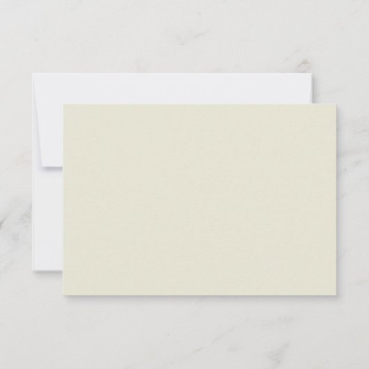 Basic and Elegant RSVP card (Rückseite)