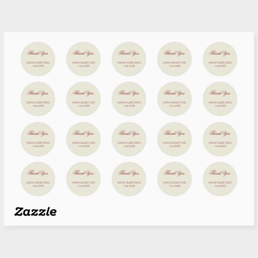 Basic and Elegant Wedding Stickers (Blatt)