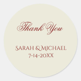 Basic and Elegant Wedding Stickers