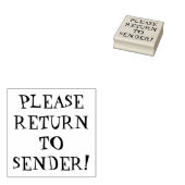 Basic "BITTE ZURÜCK ZUM SENDER!" Briefmarke Gummistempel (Stempel)
