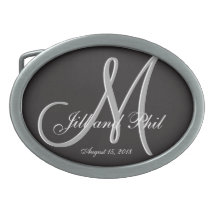 Basic Black Fabulous Wedding Monogram Grosser Wert