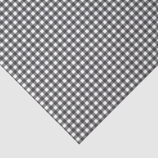 Basic Black Gingham Seidenpapier (Ausschnitt)