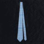 Basic Blue Kariert Neck Tie Krawatte<br><div class="desc">Ein einfaches,  blaues kariertes Design. Perfekt für Hanukkah</div>