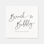 Basic Brunch und Bubbly Napkins Serviette (Vorderseite)