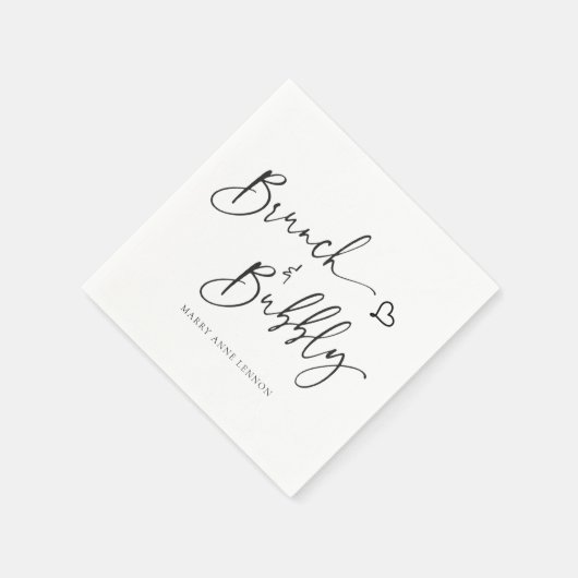 Basic Brunch und Bubbly Napkins Serviette (Ecke)