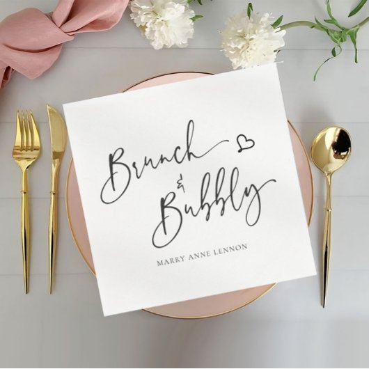 Basic Brunch und Bubbly Napkins Serviette