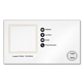 Basic Business Card Magnet (Vorderseite)