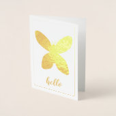 Basic Butterfly Folienkarte (Vorderseite)