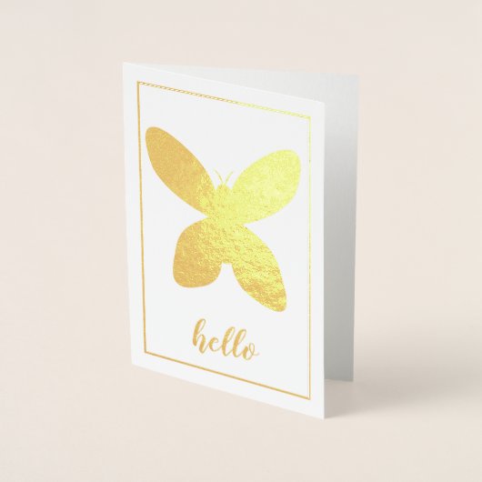 Basic Butterfly Folienkarte (Vorderseite)