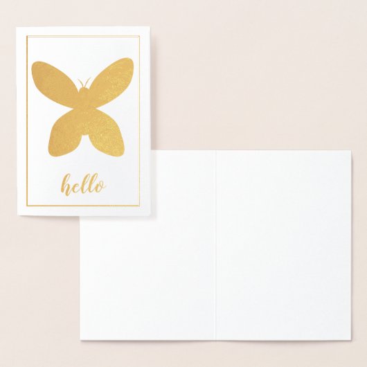 Basic Butterfly Folienkarte (Anzeige)
