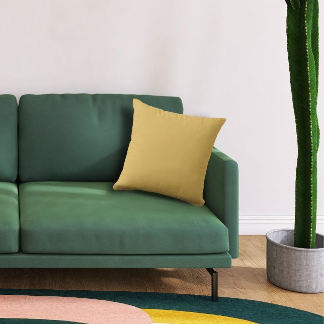 Basic Color Honey Gold Throw Kissen (Von Creator hochgeladen)