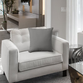 Basic Color Storm Grau Kissen