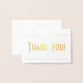 Basic "Danke!" Karte (Vorderseite mit Umschlag)