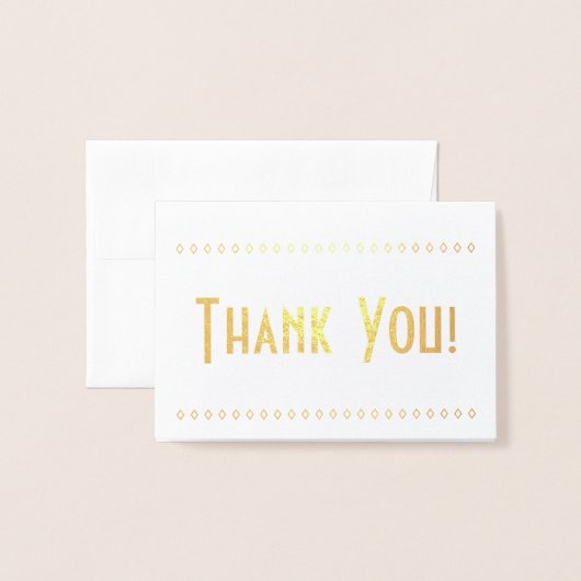 Basic "Danke!" Karte (Vorderseite mit Umschlag)